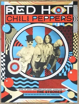 2023 Red Hot Chili Peppers - Syracuse Silkscreen Concert Poster By Nate Duval • $79.90