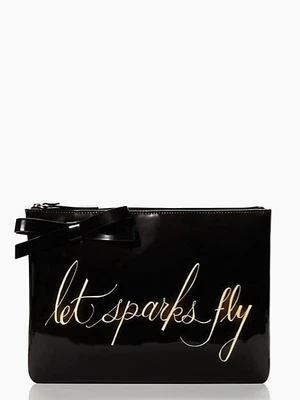 £44.31 • Buy Kate Spade Handbag Let Sparks Fly Georgie Clutch Bag/iPad/tablet Case-NWT