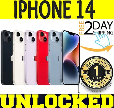 Apple Iphone 14 - 128gb / 256gb (factory Unlocked) ✅ 1 Yr Warranty ✅⚫⚪🔴🔵 ✤o/b✤ • $528.95