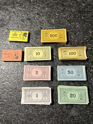 Monopoly1935 Commemorative Edition Replacement Chance/Community Cards & Money • $10