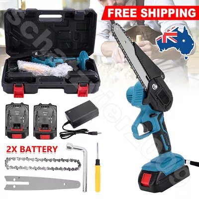 Battery Chainsaw 6 Inch For Makita Electric Cordless Mini Hand Held Chainsaws • $48.95