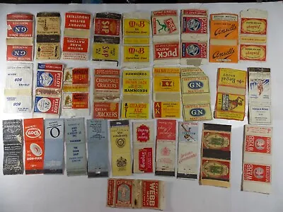 Lot Of 30 Vintage Matchbox Labels & Match Books • $5.99