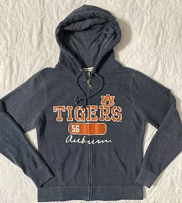 Womens' Auburn Tigers Full Zip Hoodie Jacket Medium War Eagle Cotton Blend • $15.99