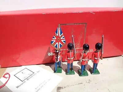 Warwick Miniatures British Scots Guards 1892 Lot Of 4 Lead Soldier 54mm • $24.99