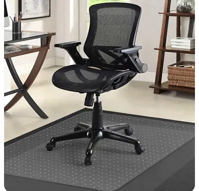 PVC Office Chair Mat For Carpet Floor 90X120 Cm (3'X4') Non-Slip Carpet Protect • £14.99