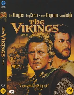 The Vikings (1958) Kirk Douglas / Tony Curtis DVD NEW *SAME DAY SHIPPING* • $6.95