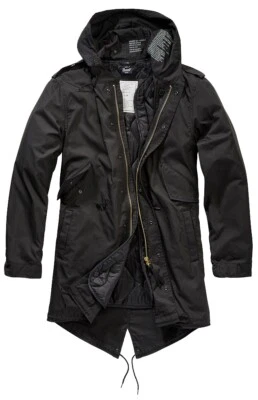 £127.46 • Buy Brandit Jacket Men's Jacket Military M51 US Over Parka Sizes Black