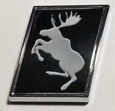 GENUINE Prancing Moose VOLVO 1” Hard Chrome Badge Slash Decal • $20