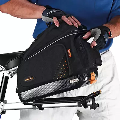 Bike Trunk Bag - Pakrak Clip-On Quick-Release Bicycle Commuter Bag • $104.99