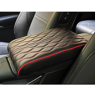 Universal Car Armrest Pad Center Console Cushion Mat Cover Car Accessories Red • $27.10