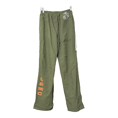 New Balance Mens Green USMC Marines Reflective Lined Pants Size Small Long • $11.99