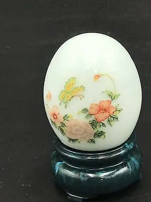 Vintage Avon  ORIENTAL EGG -Delicate Blossoms Cologne 1 Oz. Full In Box.  Sonnet • $15