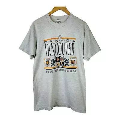 VTG Single Stitch Vancouver Canada British Columbia T-Shirt Fruit Of The Loom • $17