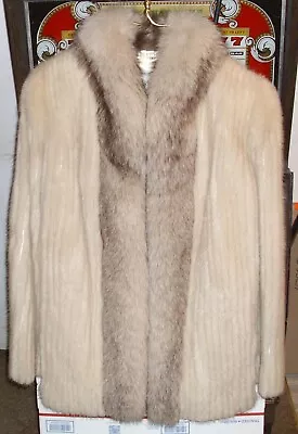 A Vintage Saga Gorgeous Mink Jacket Size 14 Beautiful Mink Must See Take A Look! • $249.99