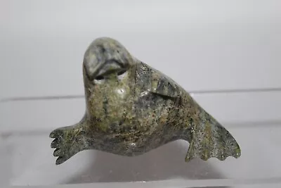 Inuit  Signed Carved Stone Walrus - Nowdlak Noah From Kinngait Cape Dorset • £29.99