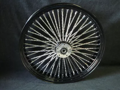21x3.5  Black Dna Mammoth 52 Diamond Spoke Front Wheel For Harley Touring 08 Up • $829