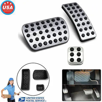 For Mercedes-Benz GL-Class Accelerator Brake Park Pedal Cover Stainless Steel • $11.19