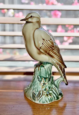  RARE Vontury PORCELAIN MOURNING DOVE Mid-Century Pottery Bird Large Figurine • $105