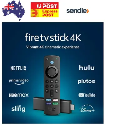 Latest Amazon Fire TV Stick 4K Ultra HD New Gen Alexa Voice Remote Media Player • $108.99