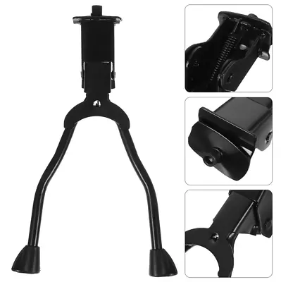 Mountain Bike Side Support Double Leg Bicycle Stand Kickstand Parking Rack • $17.98