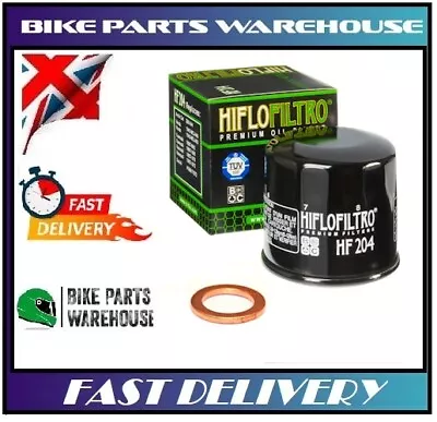 HiFlo Oil Filter & Sump Washer Fits Kawasaki ZX-6R 636 A Ninja 2002 • £9.95