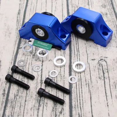1 Pair Engine Motor Torque Mount Kit For Honda Civic EG EG B D Series Blue • £39