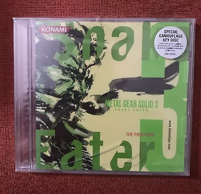 Metal Gear Solid 3 Snake Eater Bonus Novelty CD The First Bite Konami Music NEW • $65