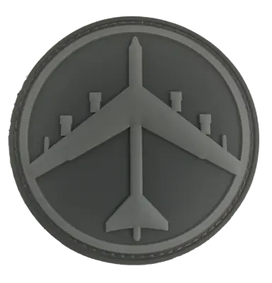 This Is My Peace Symbol B-52 PVC Patch (Stratofortress Buff Topgun F-35)  P251#2 • $7.99