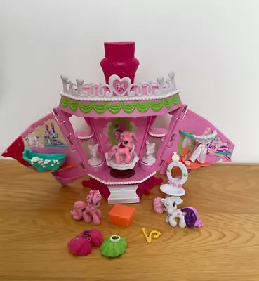 Hasbro My Little Pony Ponyville La-Ti-Da Hair Spa Salon Mini Playset Accessories • £10.99