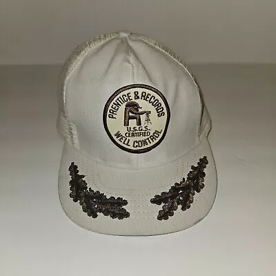 Vintage Gold Leaf Scrambled Eggs Racing Mesh Trucker Snapback Hat NOS • $7.99