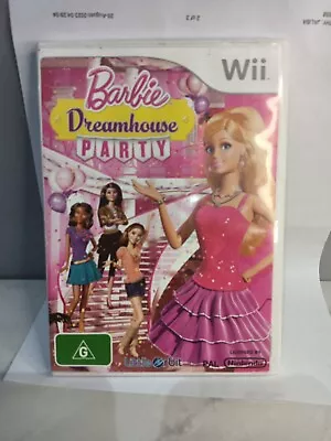 Barbie Dreamhouse Party Nintendo Wii PAL Wii U Compatible With Manual PAL • $22.99