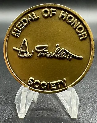 Rare Lewis L. Millett Medal Of Honor Society Valor MOH Military Challenge Coin • $49.95