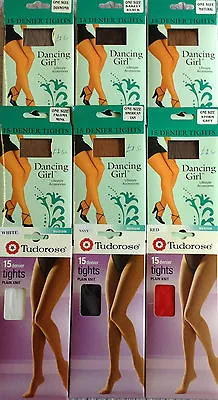 £5 • Buy New Ladies 1 Pair Boxed 15 Denier Opaque Nylon Tights Hosiery *10 Plain Shades*