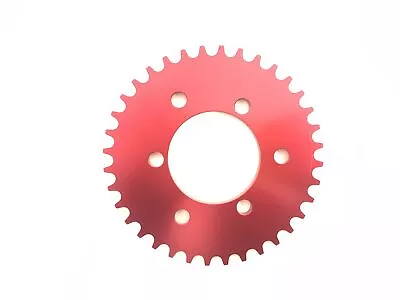 Red CNC 36T Rear Sprocket For 49cc 50cc 66cc 80cc 2 Stroke Motorized Bike • $18.99