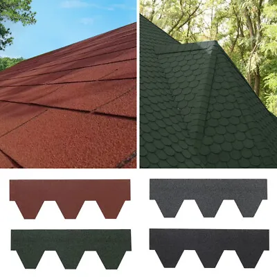 £32.94 • Buy 18X Roofing Asphalt Shingle Shed Felt Roof Sheet Tiles Panel Self-Adhesive 2.61㎡