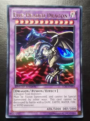 Yugioh LC03-EN004 Five-Headed Dragon Ultra Rare NM Ltd Edition - 5 Available • $11.19