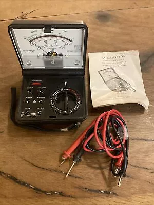 Vintage Micronta 22-211 Multitester 25-Range Folding Multi Meter (Radioshack) • $18