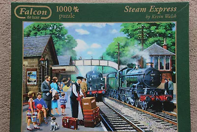 Falcon  Steam Express  Jigsaw 1000 Piece Complete • £1.95