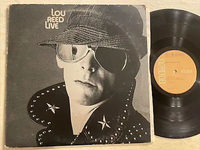 Lou Reed Live LP RCA 1st USA Press 1975 Original Velvet Underground Punk EX!!!! • $53.19