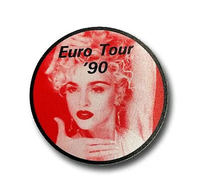 Madonna Europe Tour 1990 Authentic Vinyl Backstage Concert Pass COA • $50.96