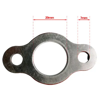 Exhaust Carby Manifold Metal Gasket Parts For 48 66 80cc 2 Stroke Motorized Bike • $7.36