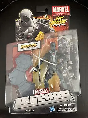 Marvel Legends Epic Heroes X-Force GRAY DEADPOOL 6  Action Figure Hasbro 2012 • $22.99