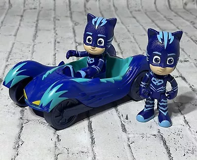 PJ Masks CATBOY Cat Car Racer Mini Vehicle 3.5   Just Play Adjustable Figure Lot • $9.95