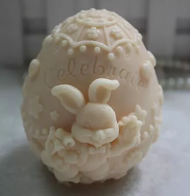 Rabbit Egg Soap Mold Handmade Soap Silicone Mold Soap Mold Candle Mold Ice Sc... • $10.95