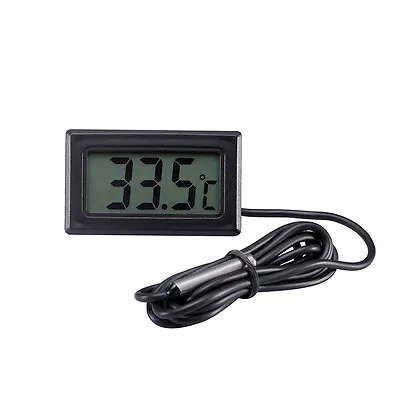 $4.29 • Buy 1x LCD Digital Thermometer Fridge Freezer Aquarium FISH TANK Temperature Outdoor