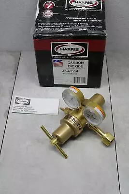 Harris Model 9296-50-320 Multi-Stage Heavy Duty Carbon Dioxide 2 Stage Regulator • $279.99