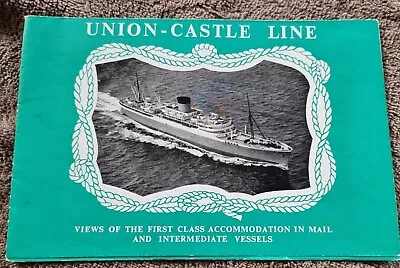 1954 Union-Castle Line Brochure 1st Class In Mail& Intermediate Vessels  • £49.99