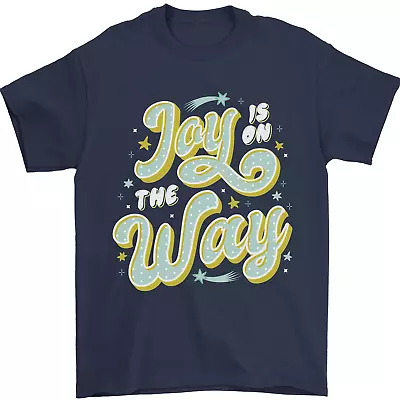 Joy On The Way New Baby Pregnancy Pregnant Mens T-Shirt 100% Cotton • £10.48