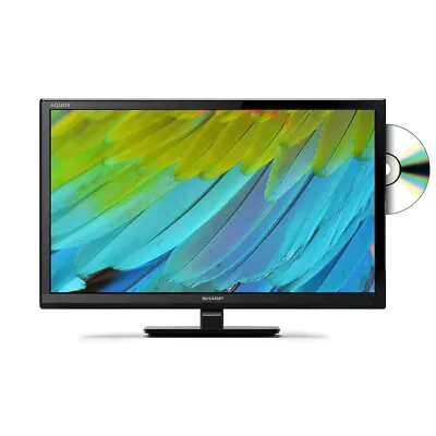 Sharp 24  Inch HD Ready LED TV With Freeview HD And Built-in DVD Player - Black • £159.99
