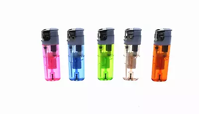 Neon Refillable Electronic Lighter- Count Of 5- Assorted Colors • $9.99